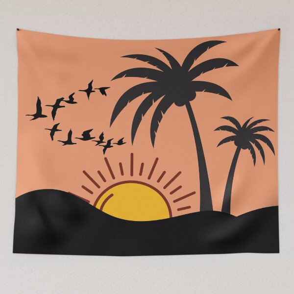 Item preview,  Orange Sunset At The Tropical Beach,Beach Sunset Sky, beautiful sunset sky, beach sunset, designed and sold by Tamas Das.