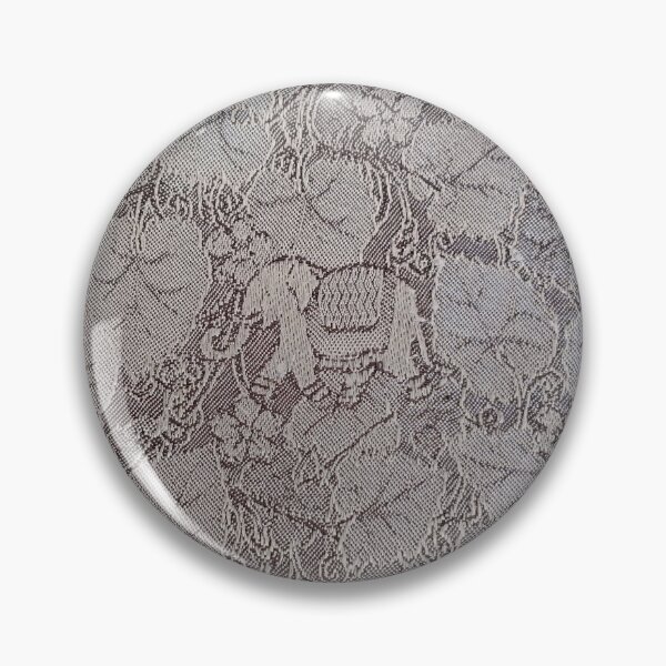 Item preview, Silver intricate pattern designed and sold by textileprint.
