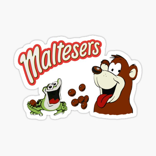 Sticker for Sale avec l'œuvre « T-shirt rigolo chocolat maltesers 360G » de  l'artiste zakibusi