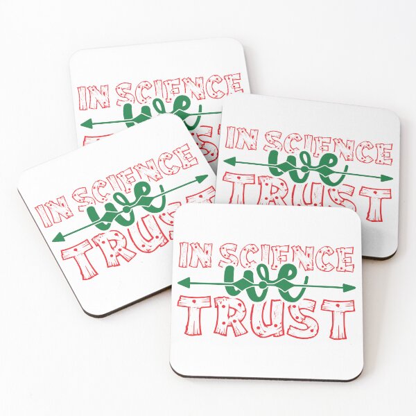 Item preview, WE TRUST IN SCIENCE designed and sold by SticerOcean.