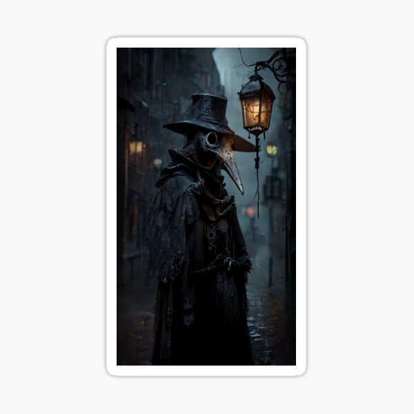 Item preview, Plague Doctor, Dark Fantasy Art designed and sold by Fantasy Masterpiece.