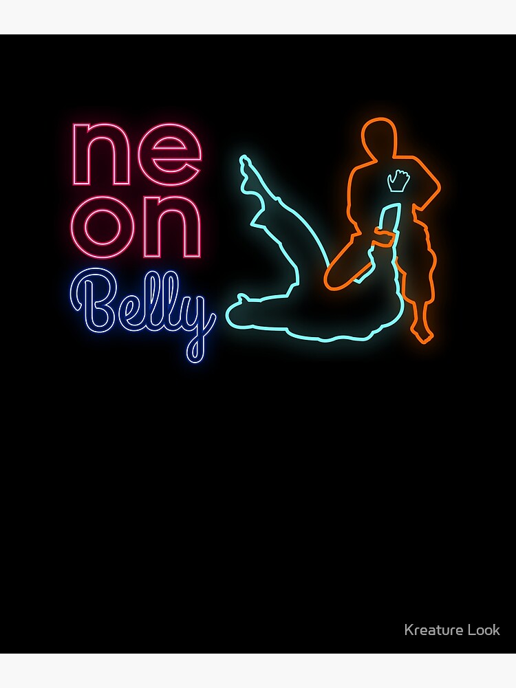 Neon Belly Jiu Jitsu Shirt For Bjj, Jujitsu Gift
