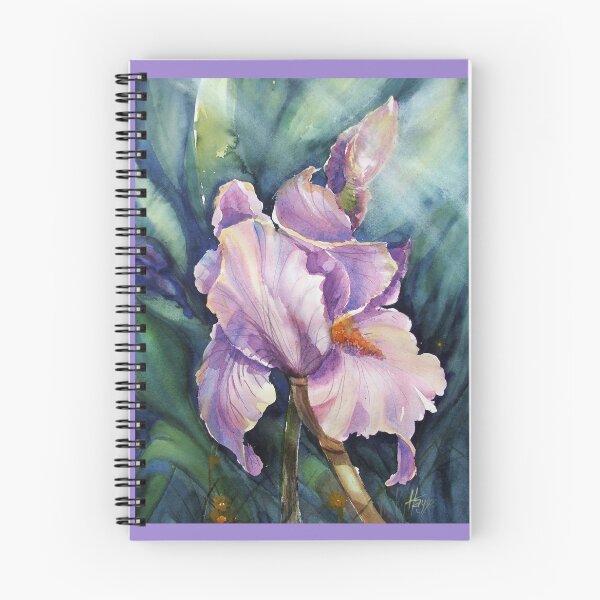 Item preview, Iris in water colour designed and sold by Vickyh.