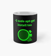 Linux sudo apt-get install tea Classic Mug