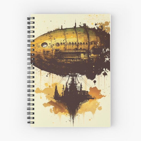 Item preview, Steampunk Zeppelin in the Sky #8 designed and sold by MindAsylum.