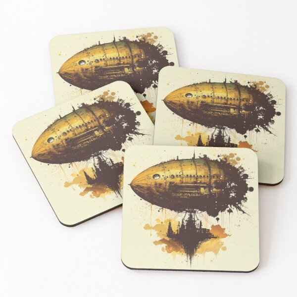 Item preview, Steampunk Zeppelin in the Sky #8 designed and sold by MindAsylum.
