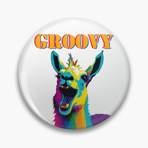 Item preview, Pop Art Groovy Llama  designed and sold by mtperspective.