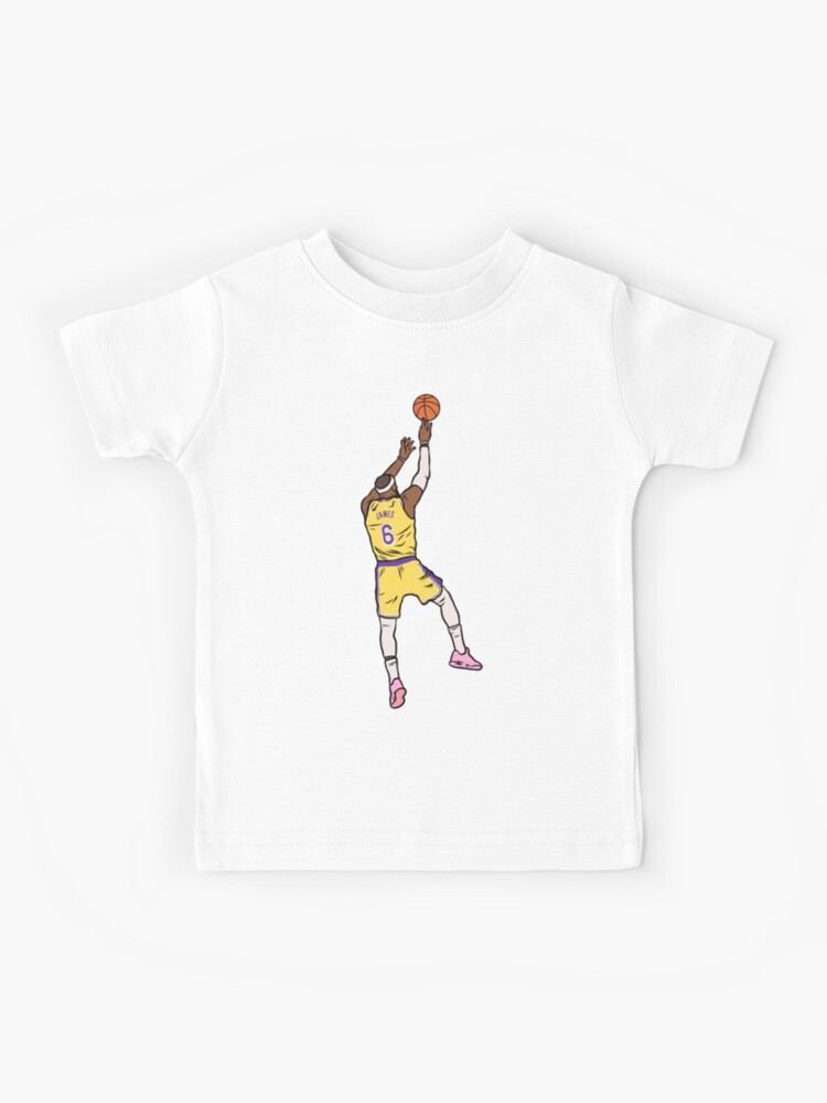 Los Angeles Lakers Nike LeBron James Shirt Digital Art by Th - Pixels