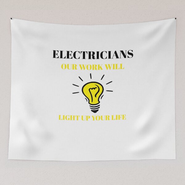 Item preview, Electrician Light Up Your Life designed and sold by FunTeeGraphics1.