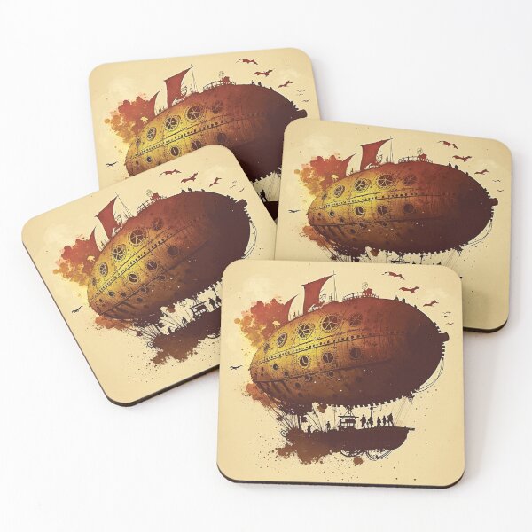 Item preview, Steampunk Zeppelin in the Sky #9 designed and sold by MindAsylum.