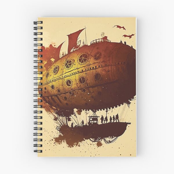 Item preview, Steampunk Zeppelin in the Sky #9 designed and sold by MindAsylum.