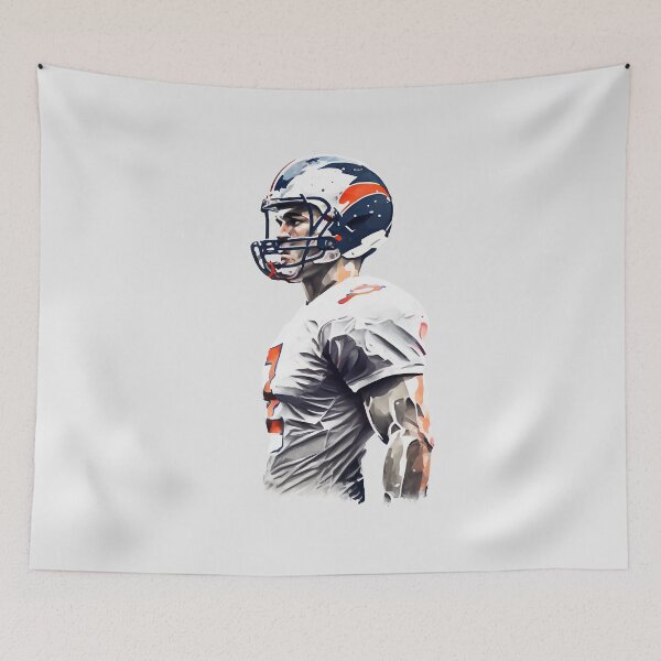 Item preview, American Football Player Portrait - Illustration designed and sold by Jarmo Piironen.