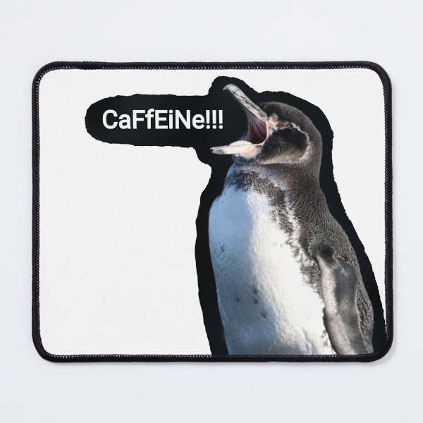 Item preview, Galapagos Penguin screams for Caffeine designed and sold by SBPenguins.