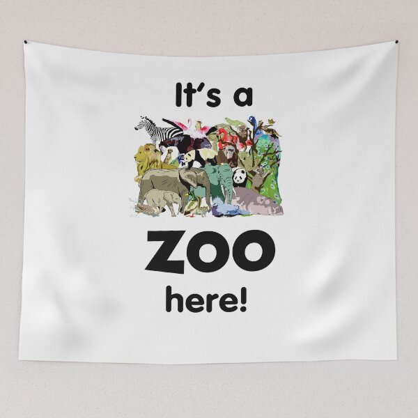 Item preview, It's a ZOO here - (+ View this design on 75+ products) designed and sold by Julien Hebbrecht.