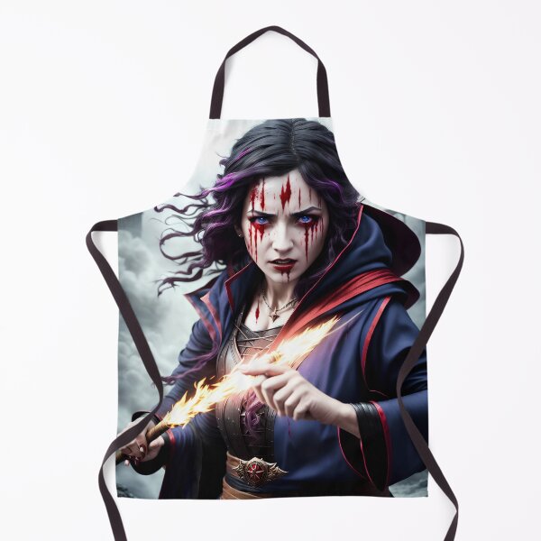 Item preview, A beautiful sorceress in battle. designed and sold by Maniock.