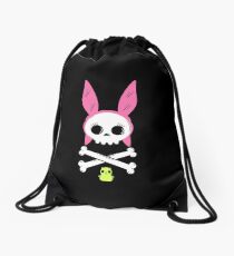 Skull Louise Drawstring Bag
