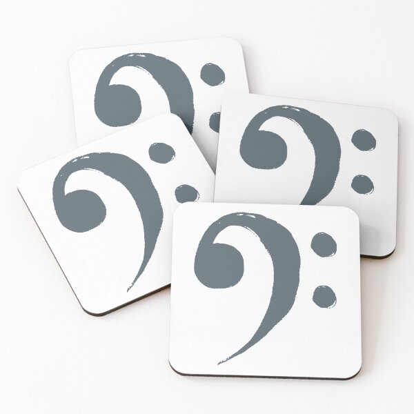 Item preview, Bass Clef Music Note Aesthetic designed and sold by Harpley Design Studio.