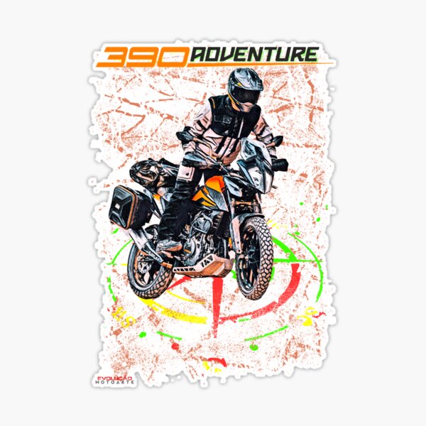 Adventure 390 Big trail KTM Sticker for Sale by Evomotoarte