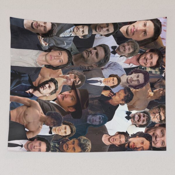 Item preview, pedro pascal and adam driver photo collage designed and sold by T-shirtakStore.