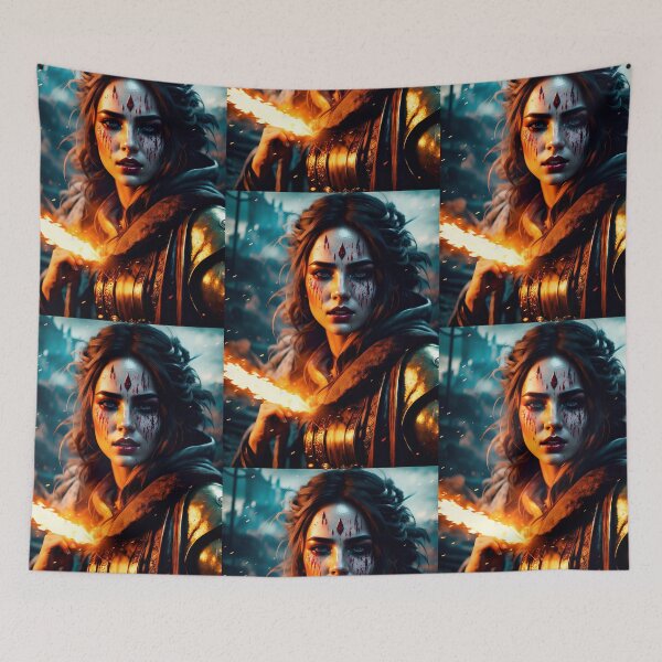 Item preview, A powerful witch of fire. designed and sold by Maniock.