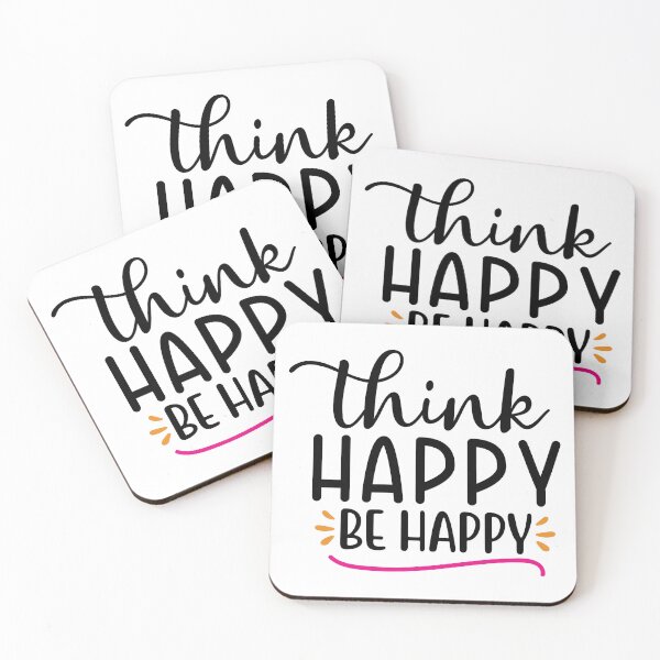Item preview, Design Think Happy Be Happy designed and sold by P2Genies.