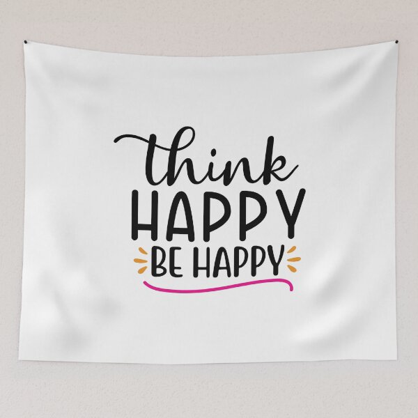 Item preview, Design Think Happy Be Happy designed and sold by P2Genies.