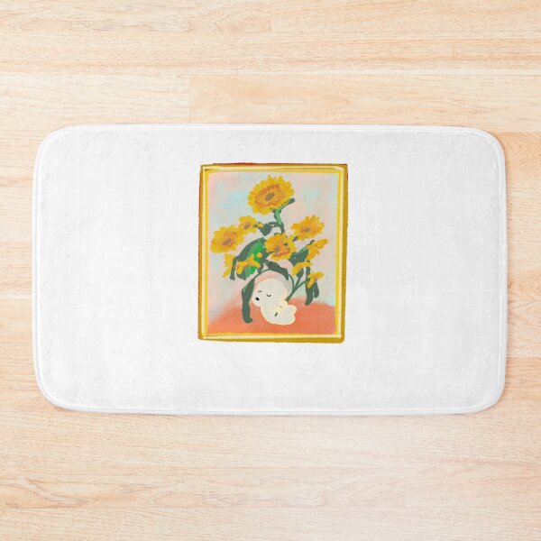 Item preview, Dog holding Sunflowers: monet famous paintings designed and sold by Hanasroad.