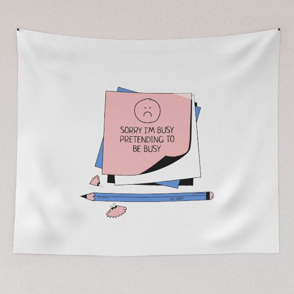 Item preview, Sorry I am Busy Pretending to be Busy designed and sold by crazydotdesigns.