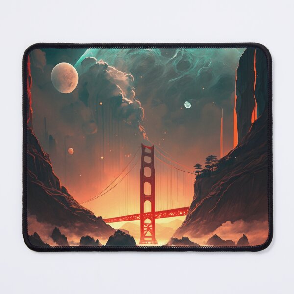 Item preview, Golden Gate Bridge of the Galaxy designed and sold by GalacticWonders.