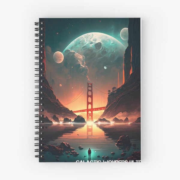 Item preview, Golden Gate Bridge of the Galaxy designed and sold by GalacticWonders.