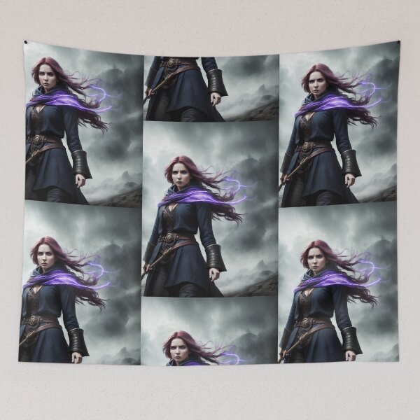 Item preview, Wizard woman with superpowers. designed and sold by Maniock.