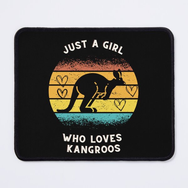 Artikelvorschau, Nur ein Mädchen, das Kängurus liebt entworfen und verkauft von Soft Merch.