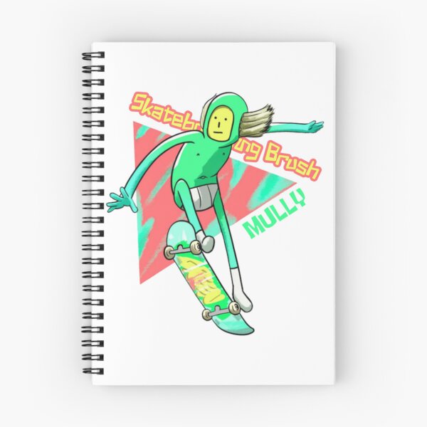 Item preview, Mully Skateboarding Brush Fan art     designed and sold by ChrisShirtBizz.