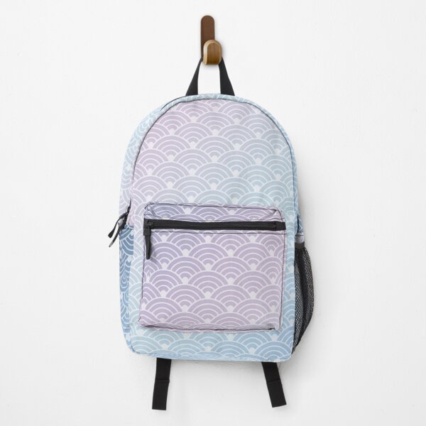 Item preview, Japan Seigaiha Pattern Purple Blue Gradient designed and sold by Takeda-art.