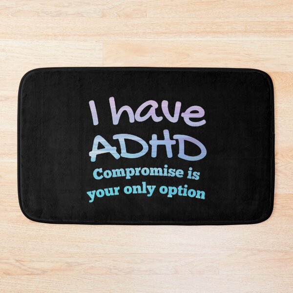 Item preview,  Naughty ADHD Couple Quote - I have ADHD Compromise is your only option- Attention Deficit HyperActive Disorder | Neurodiversity | Neurodivergent | Neurodiverse designed and sold by MJDezigns.