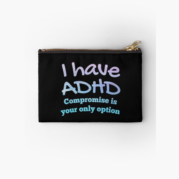 Item preview,  Naughty ADHD Couple Quote - I have ADHD Compromise is your only option- Attention Deficit HyperActive Disorder | Neurodiversity | Neurodivergent | Neurodiverse designed and sold by MJDezigns.