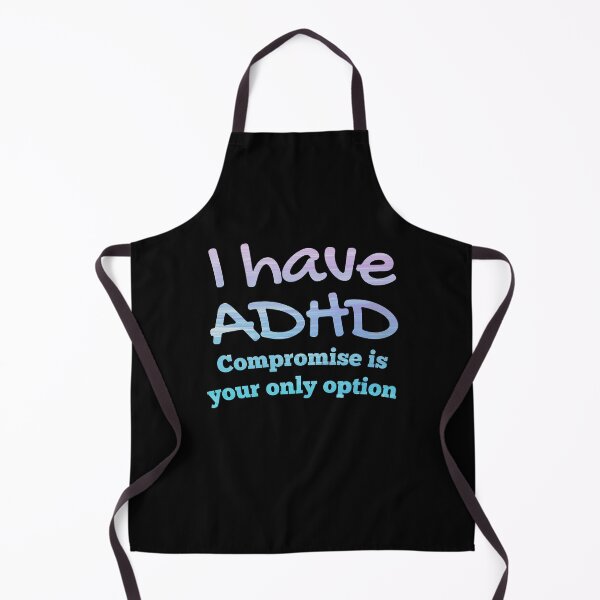 Item preview,  Naughty ADHD Couple Quote - I have ADHD Compromise is your only option- Attention Deficit HyperActive Disorder | Neurodiversity | Neurodivergent | Neurodiverse designed and sold by MJDezigns.