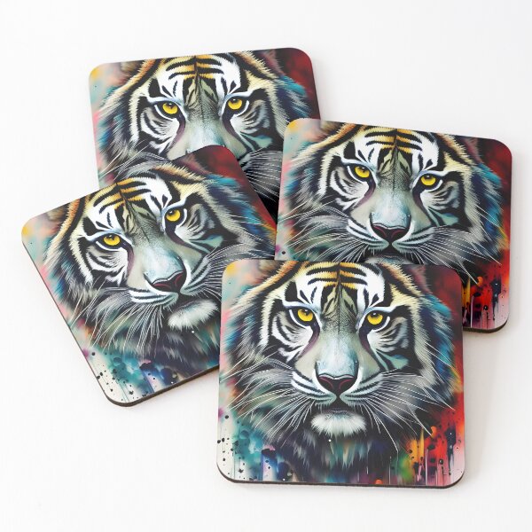 Item preview, Colorful Tiger #3 designed and sold by mrbribe.