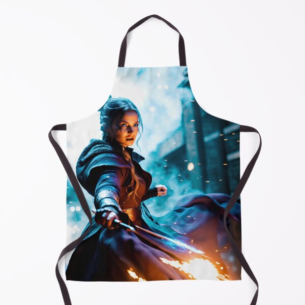 Item preview, Sorceress woman casting a spell. designed and sold by Maniock.