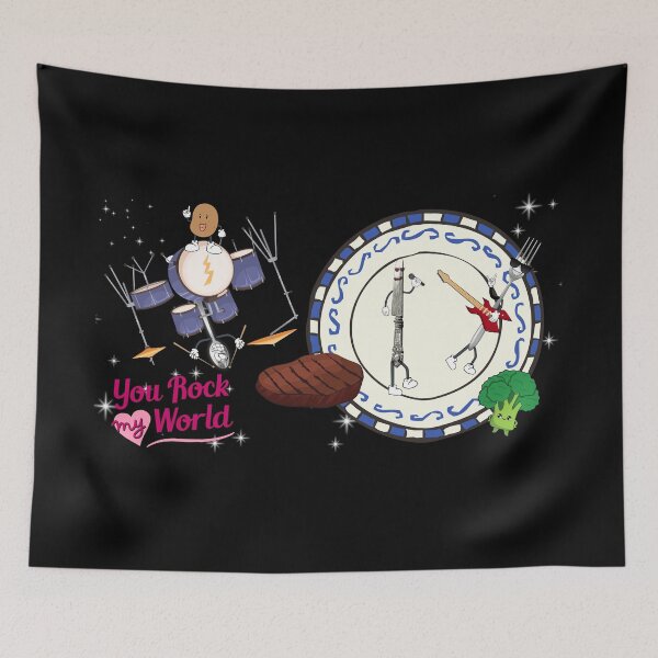 Item preview, You Rock My World Fork, Spoon, and Knife Band designed and sold by theprof2021.