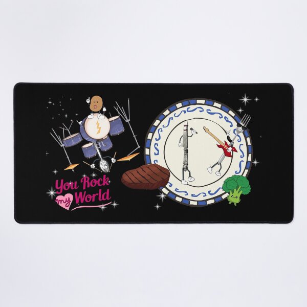 Item preview, You Rock My World Fork, Spoon, and Knife Band designed and sold by theprof2021.