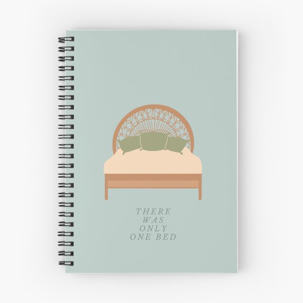 Item preview, "There Was Only One Bed" Fanfic Trope Sticker - Green Boho Bed Design designed and sold by kaleidology.