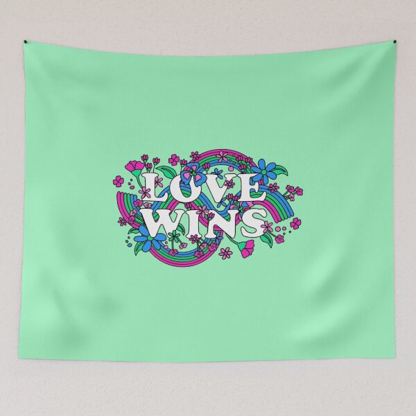 Item preview, Love Wins Poly Pride designed and sold by everything4eva.