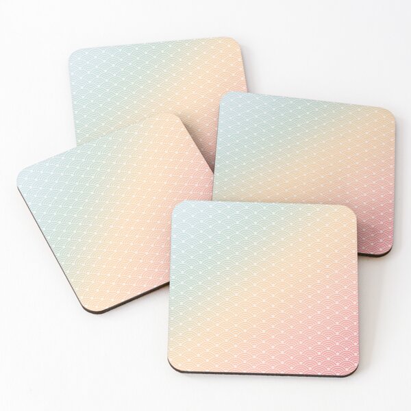 Item preview, Japan Seigaiha Pattern Rainbow Gradient designed and sold by Takeda-art.