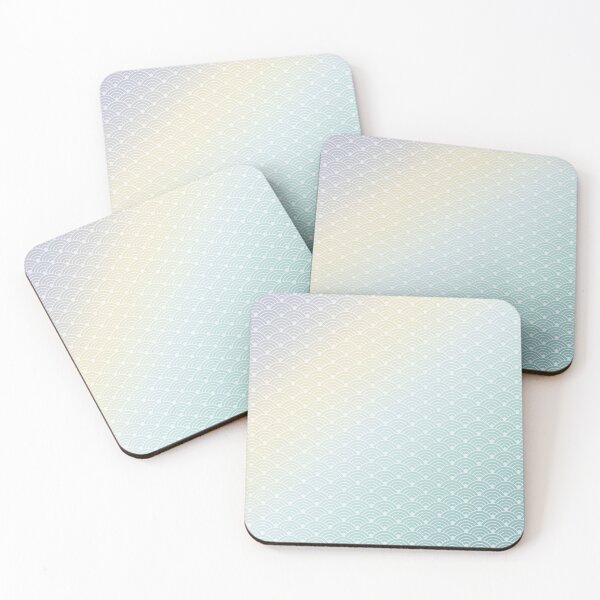 Item preview, Japan Seigaiha Pattern Aqua YellowGradient designed and sold by Takeda-art.