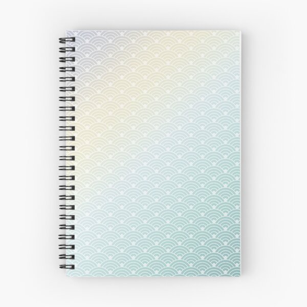 Item preview, Japan Seigaiha Pattern Aqua YellowGradient designed and sold by Takeda-art.