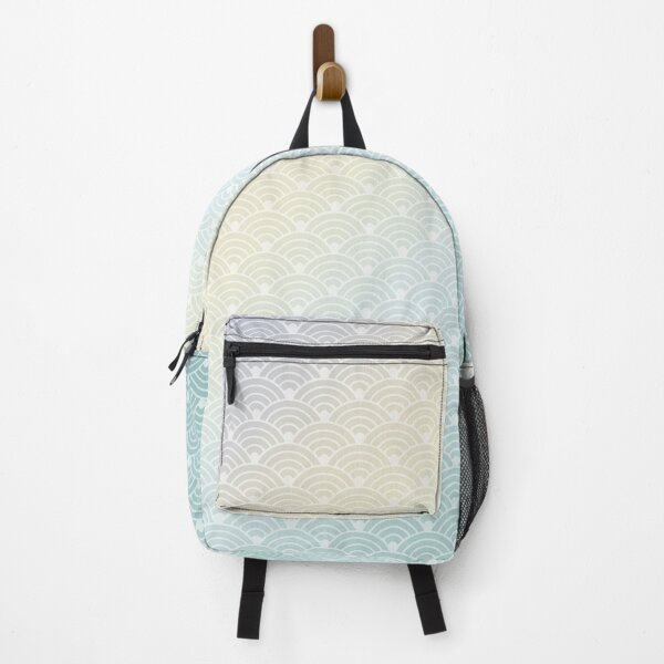 Item preview, Japan Seigaiha Pattern Aqua YellowGradient designed and sold by Takeda-art.
