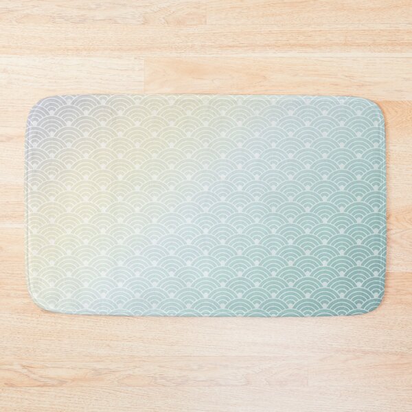 Item preview, Japan Seigaiha Pattern Aqua YellowGradient designed and sold by Takeda-art.