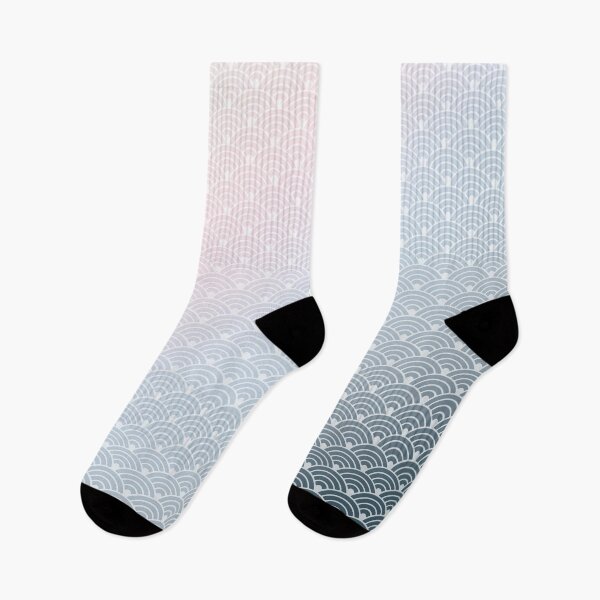 Item preview, Copy of Japan Seigaiha Pattern Pink Blue Gradient designed and sold by Takeda-art.