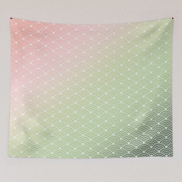 Item preview, Copy of Japan Seigaiha Pattern Purple Blue Gradient designed and sold by Takeda-art.